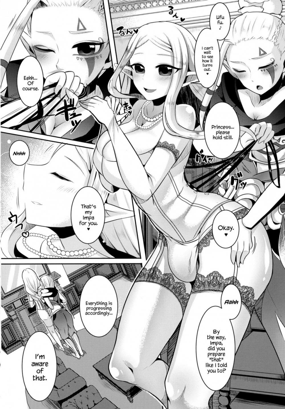 Hentai Manga Comic-Sex With Futa Princess Zelda = The Wedding Ceremony-Read-6